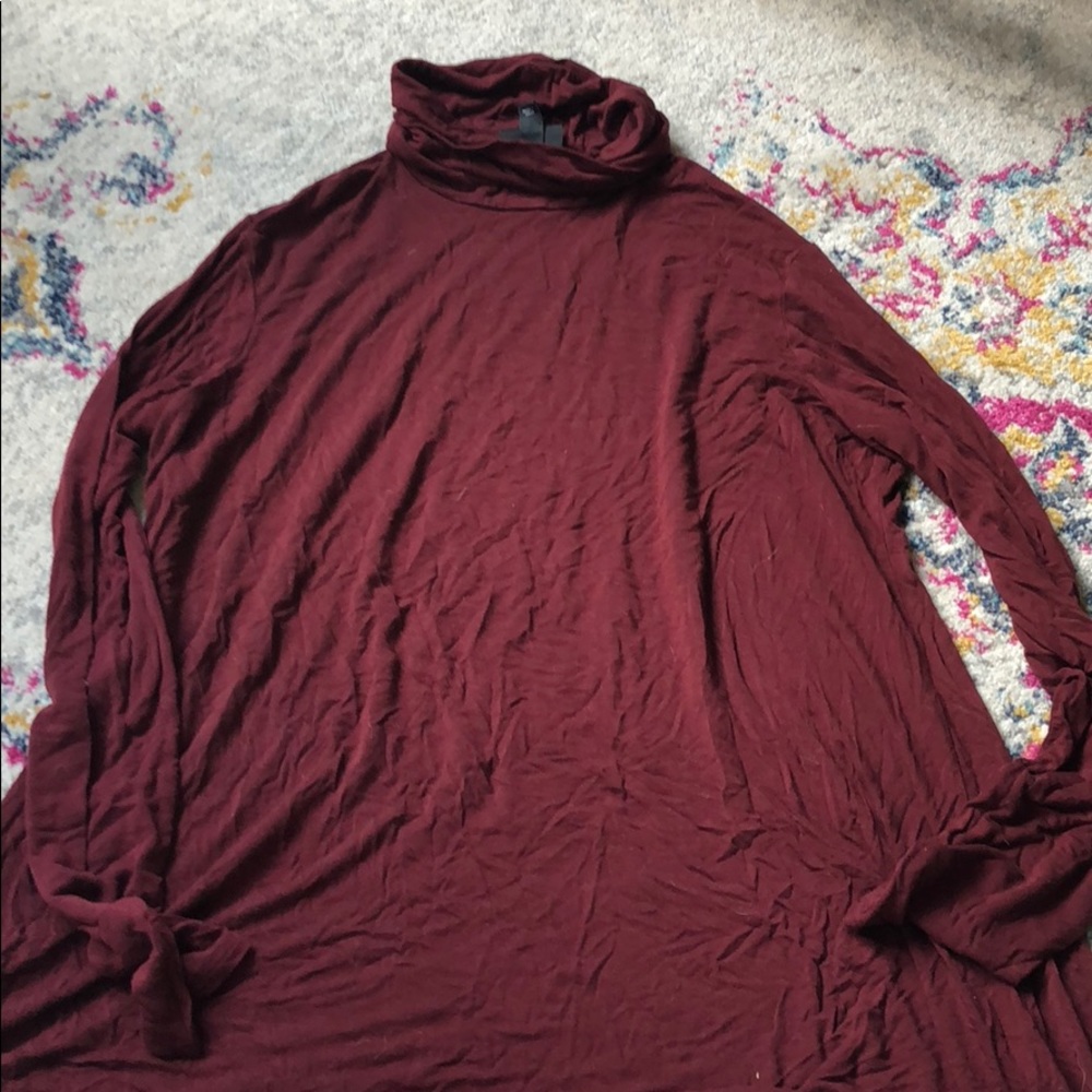 Long sleeve turtle neck
